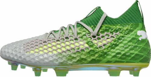 PUMA Future 18.1 Netfit FG – On/Off – Green Gecko/White