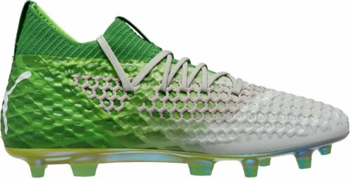 PUMA Future 18.1 Netfit FG – On/Off – Green Gecko/White