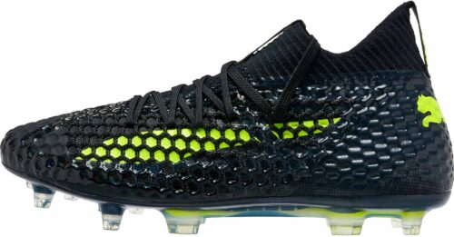 PUMA Future 18.1 Netfit FG – Black/Fizzy Yellow
