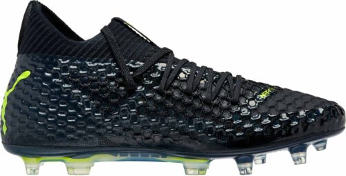 PUMA Future 18.1 Netfit FG – Black/Fizzy Yellow