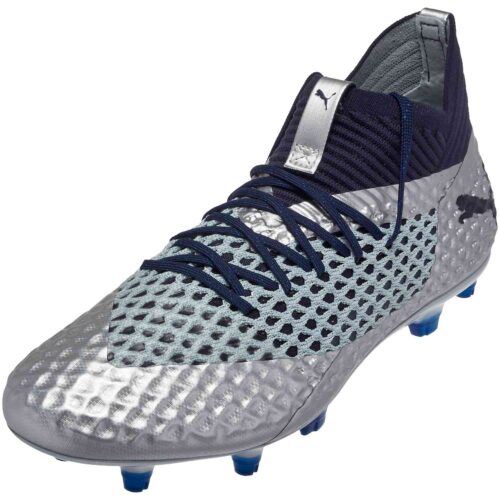 PUMA Future 2.1 Netfit FG Silver/Peacoat
