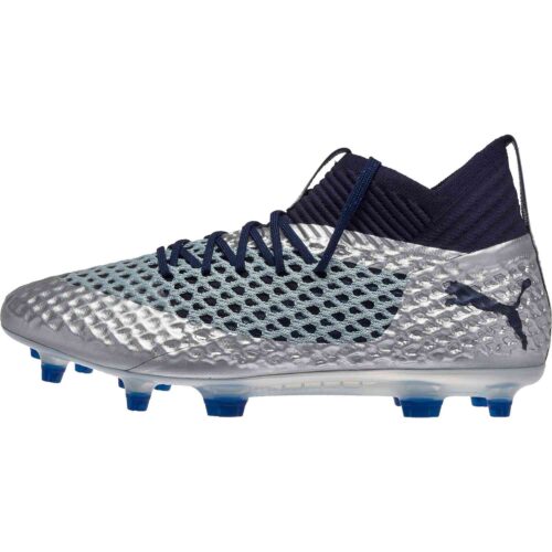 PUMA Future 2.1 Netfit FG Silver/Peacoat