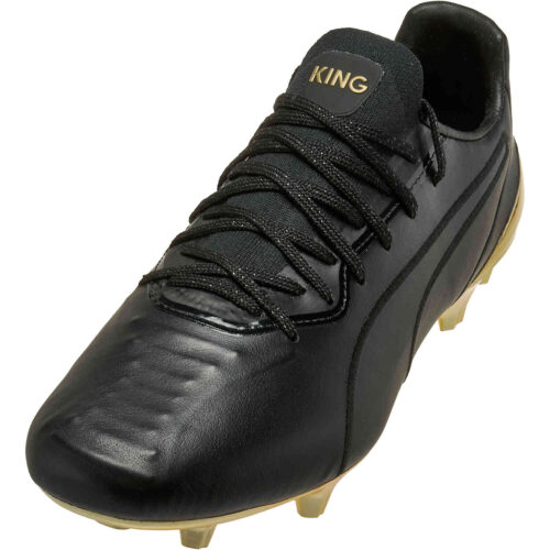 Puma King Platinum FG – Puma Black & Puma Team Gold