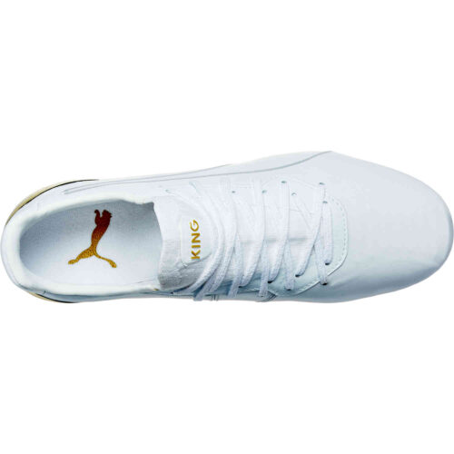 Puma King Platinum FG – Puma White & Puma Team Gold