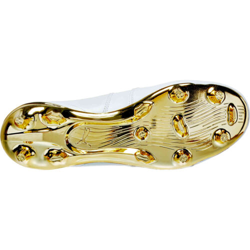 Puma King Platinum FG – Puma White & Puma Team Gold