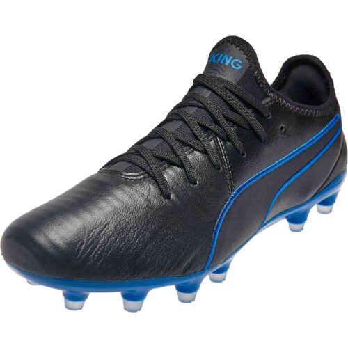 Puma King Pro FG – Black/Royal Blue