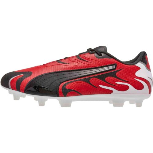 PUMA Future Inhale FG – White/Black/High Risk Red