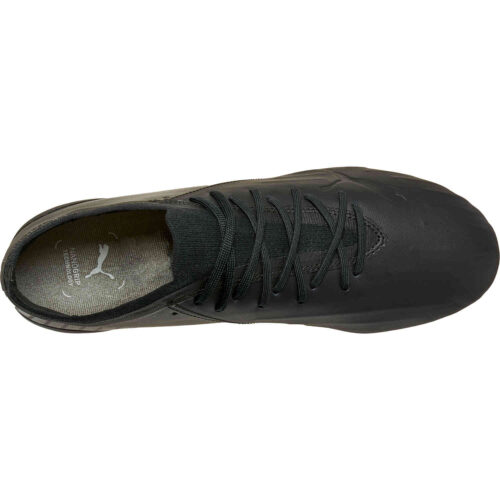 Puma Leather Ultra 1.1 FG – Black & White with Asphalt