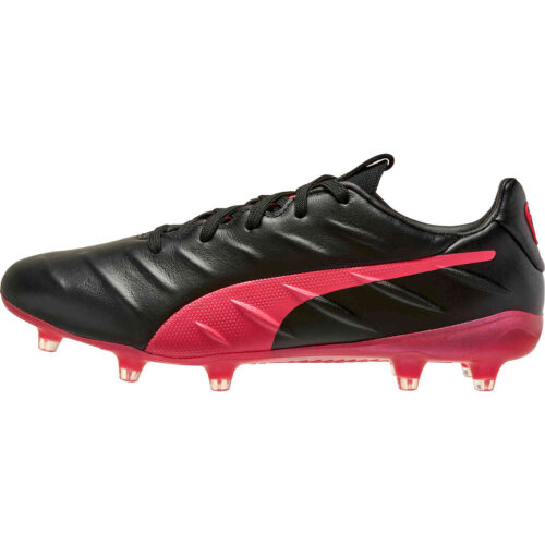 PUMA King Platinum 21 FG Firm Ground – Black & Sunblaze