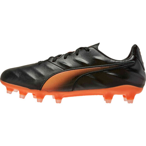 Puma King Pro 21 FG – Black & Neon Citrus