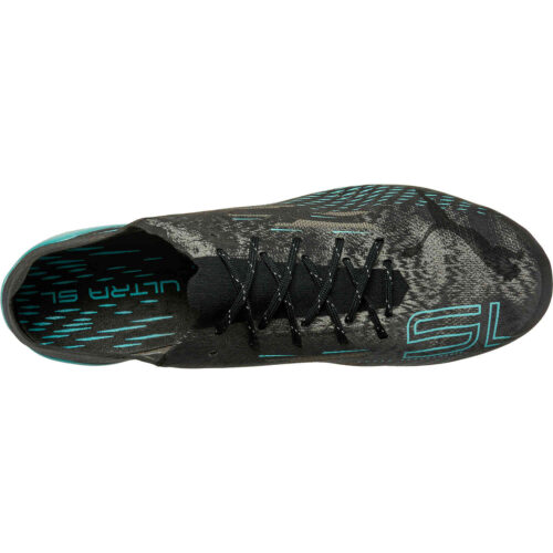 Puma Tech Ultra SL FG – Aged Silver & Black with Elektro Aqua