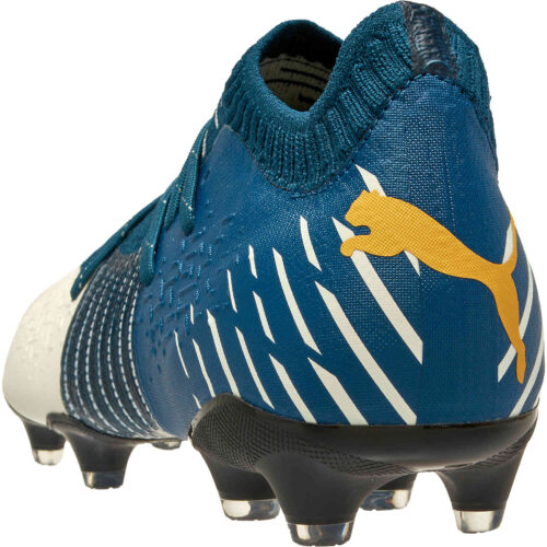 Puma First Mile Future 1.2 FG – Intense Blue & Ivory Glow with Mineral Yellow with Black