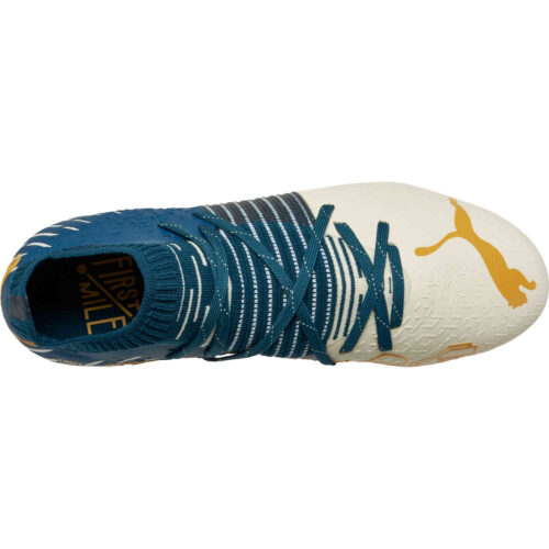 Puma First Mile Future 1.2 FG – Intense Blue & Ivory Glow with Mineral Yellow with Black