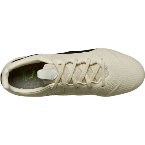 PUMA VGN King Platinum 21 FG – Ivory Glow & Black with Green Glare