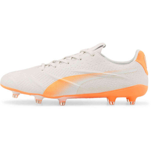 Puma Vegan King Platinum 21 FG – Nimbus Cloud & Neon Citrus