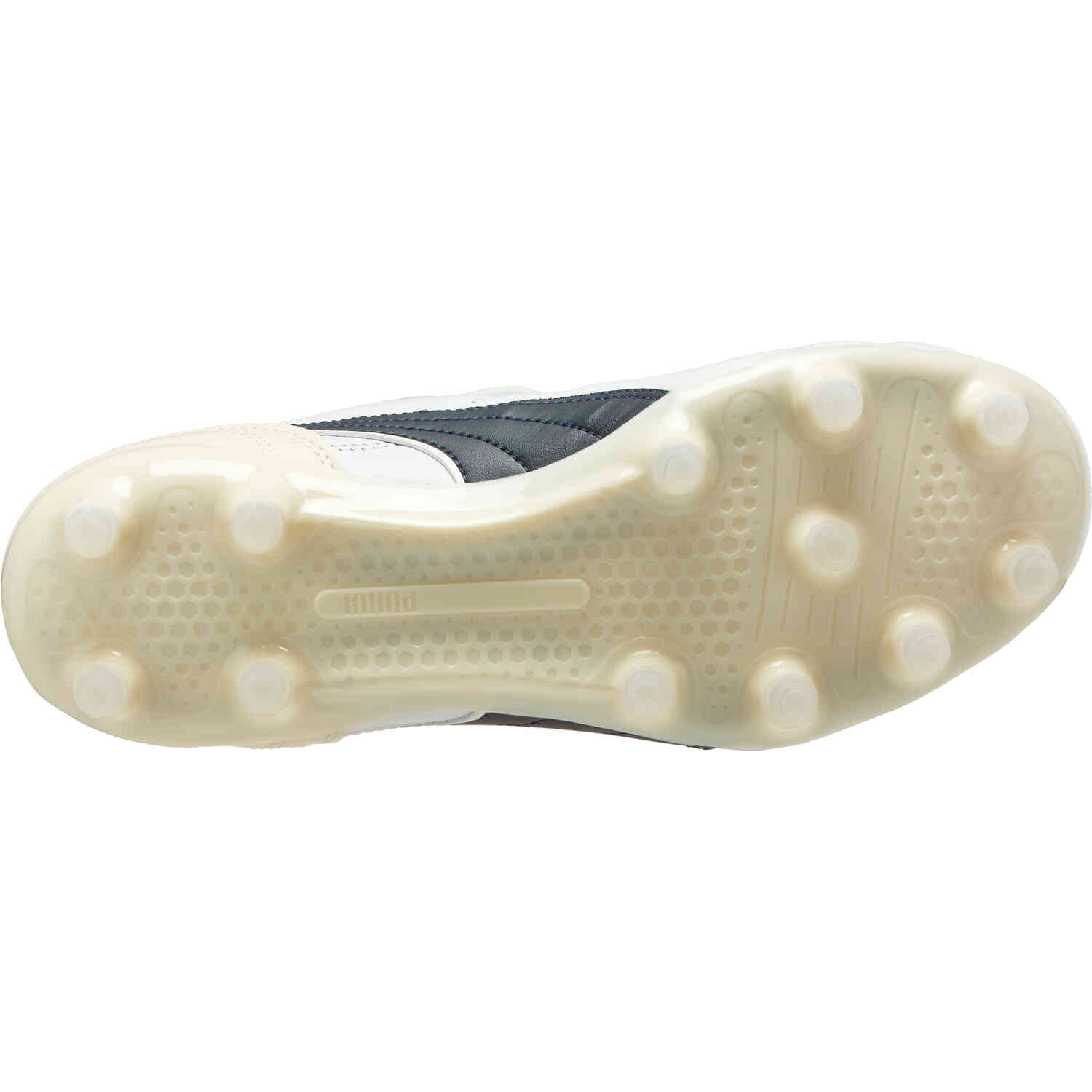 PUMA Dassler Legacy King Top FG White New Navy with Eggnog