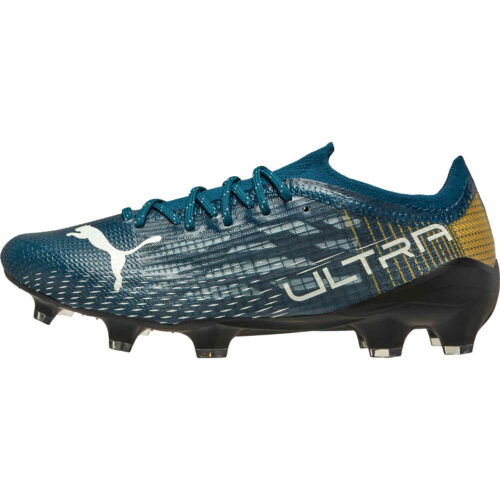 Puma First Mile Ultra 1.3 FG – Intense Blue & Ivory Glow with Mineral Yellow with Black