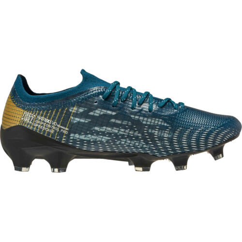 Puma First Mile Ultra 1.3 FG Firm Ground – Intense Blue & Ivory Glow with Mineral Yellow with Black