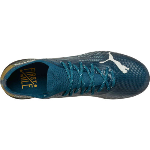 Puma First Mile Ultra 1.3 FG – Intense Blue & Ivory Glow with Mineral Yellow with Black