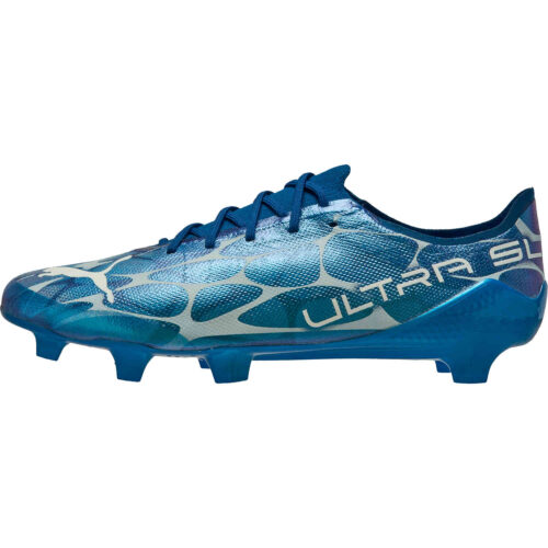 Puma Glow Ultra SL FG – Limoges & White with Arctic Ice with Mykonos Blue