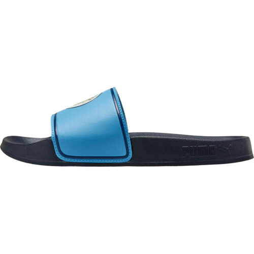 Puma Manchester City Leadcat 2.0 Slides – New Navy & Light Blue