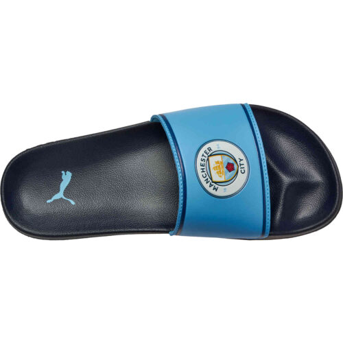 Puma Manchester City Leadcat 2.0 Slides – New Navy & Light Blue