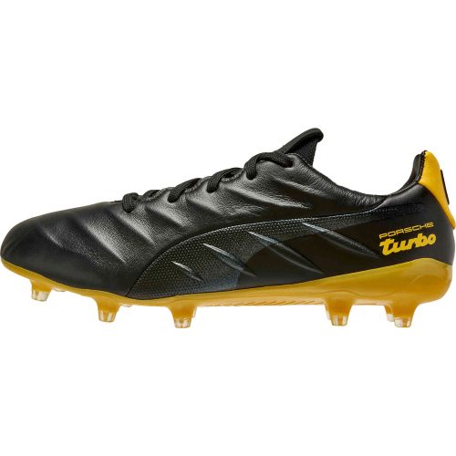 Puma Turbo King Platinum 21 FG – Black & Lemon Chrome