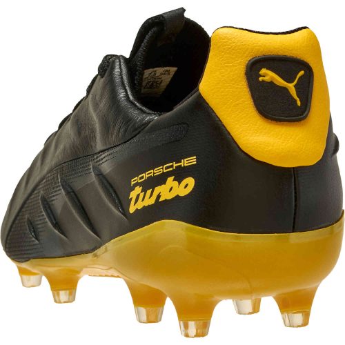 Puma Turbo King Platinum 21 FG – Black & Lemon Chrome