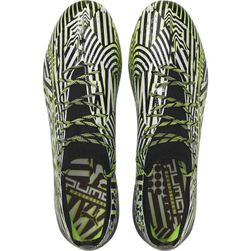 Puma Teaser Ultra Ultimate FG – Black & White with Fizzy Light
