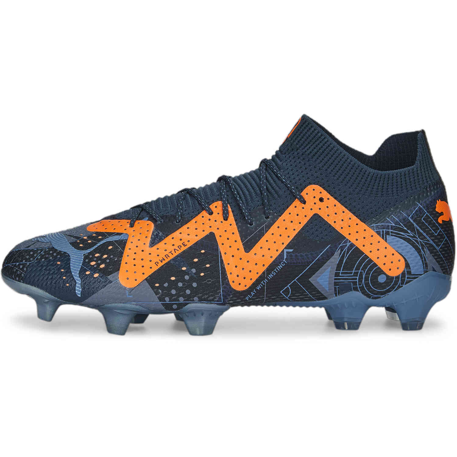 PUMA DNA Future Ultimate FG – Dark Night & Ultra Orange with Deep Dive