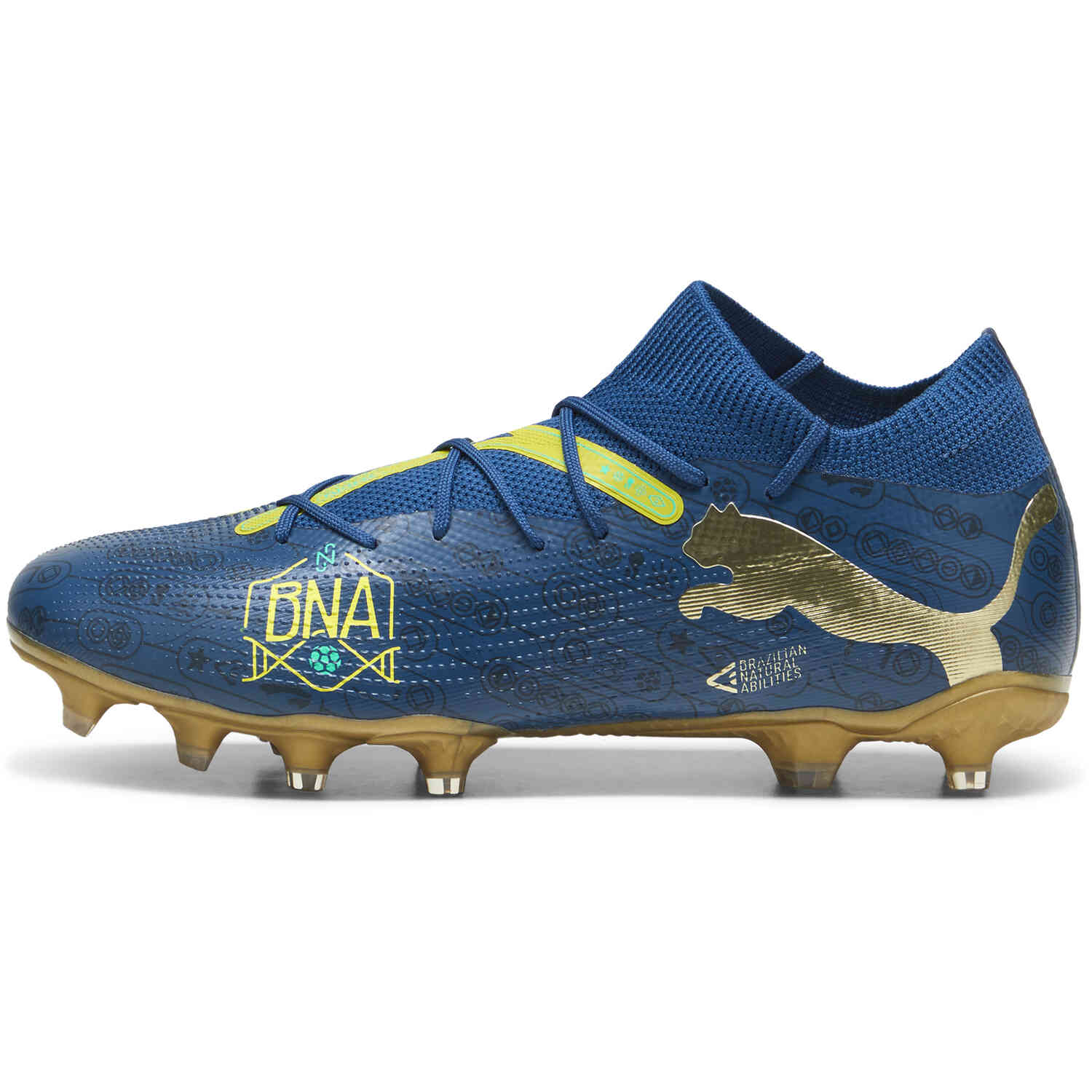 Gold puma cleats best sale