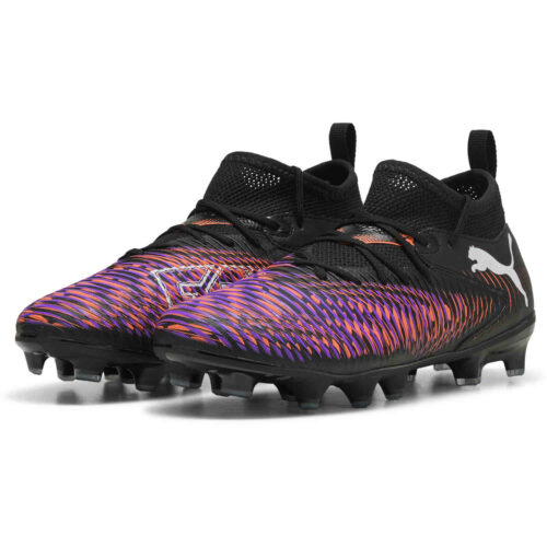 Puma Mens Future Ultimate Brilliance Firm GroundAg Soccer Cleats Cleated,  Firm Ground, Turf - White