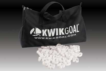 KwikGoal Kwik Lock Carry Bag & Net Clips – 500 Pack