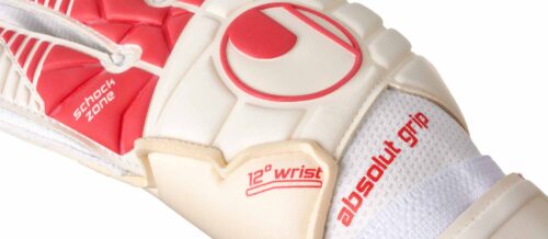Uhlsport Eliminator Absolutgrip Goalkpeer Gloves – White/Red