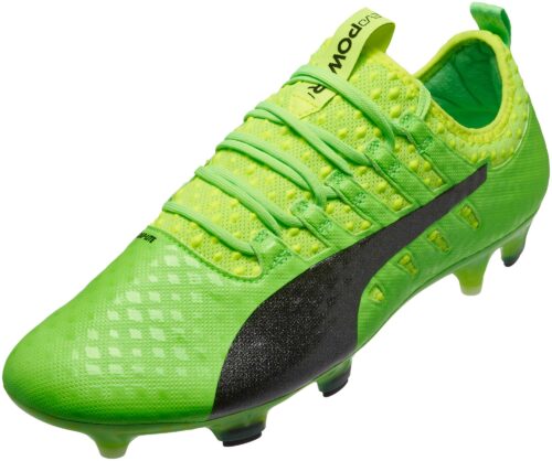 PUMA evoPOWER Vigor 1 FG – Green Gecko/Black