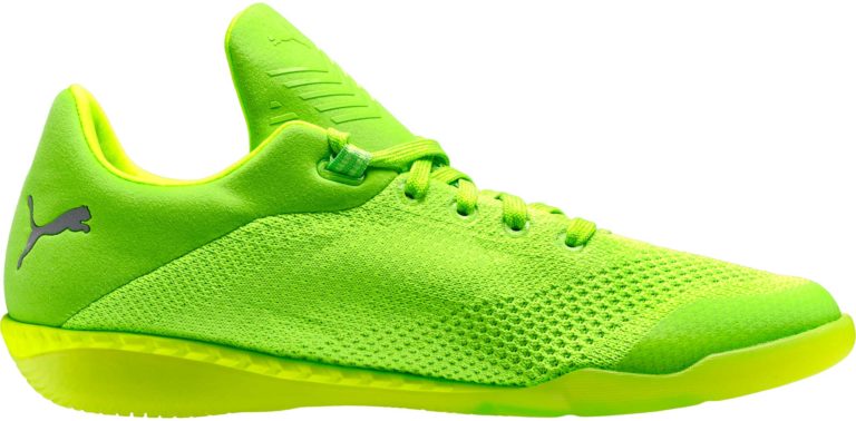 puma ignite evoknit green kids