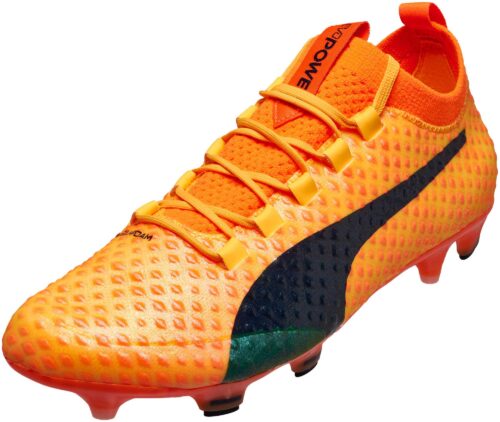 PUMA evoPOWER Vigor 3D 1 FG – Ultra Yellow/Peacoat