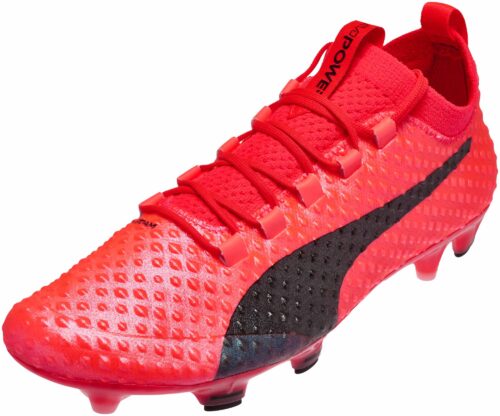 PUMA evoPOWER Vigor 3D 1 FG – Fiery Coral/Toreador