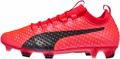 PUMA evoPOWER Vigor 3D 1 FG – Fiery Coral/Toreador