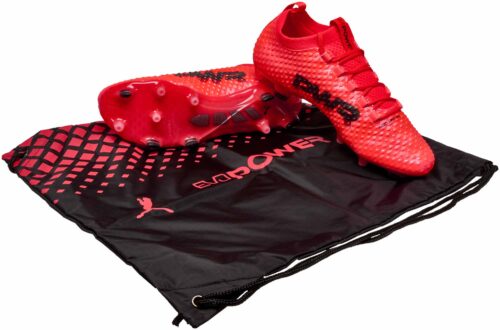 PUMA evoPOWER Vigor 3D 1 FG – Fiery Coral/Toreador