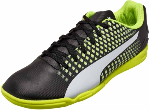 PUMA Kids Adreno III IT – Black/Safety Yellow