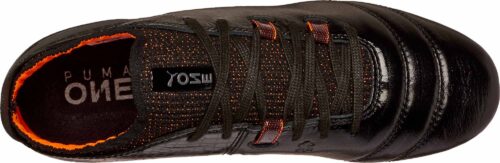 PUMA One Lux FG – Black/Shocking Orange