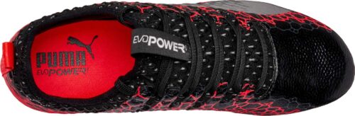 PUMA evoPOWER Vigor 1 FG – Graphic – Black/Fiery Coral