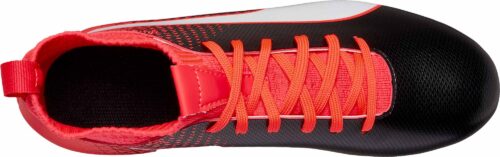 PUMA Kids evoKnit FTB FG – Black/Fiery Coral