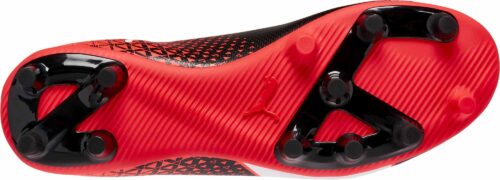 PUMA Kids evoKnit FTB FG – Black/Fiery Coral