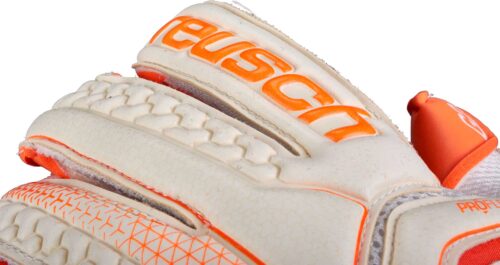 Reusch Serathor Pro G2 Evolution Cut Goalkeeper Gloves – White/Shocking Orange
