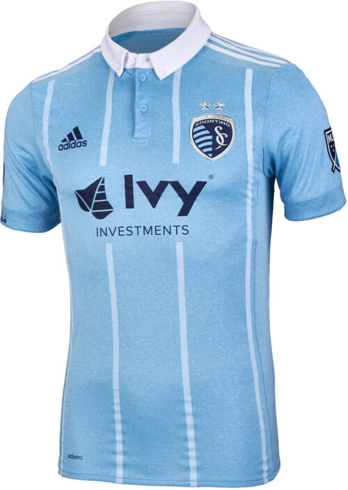 adidas Sporting KC Authentic Home Jersey 2017-18