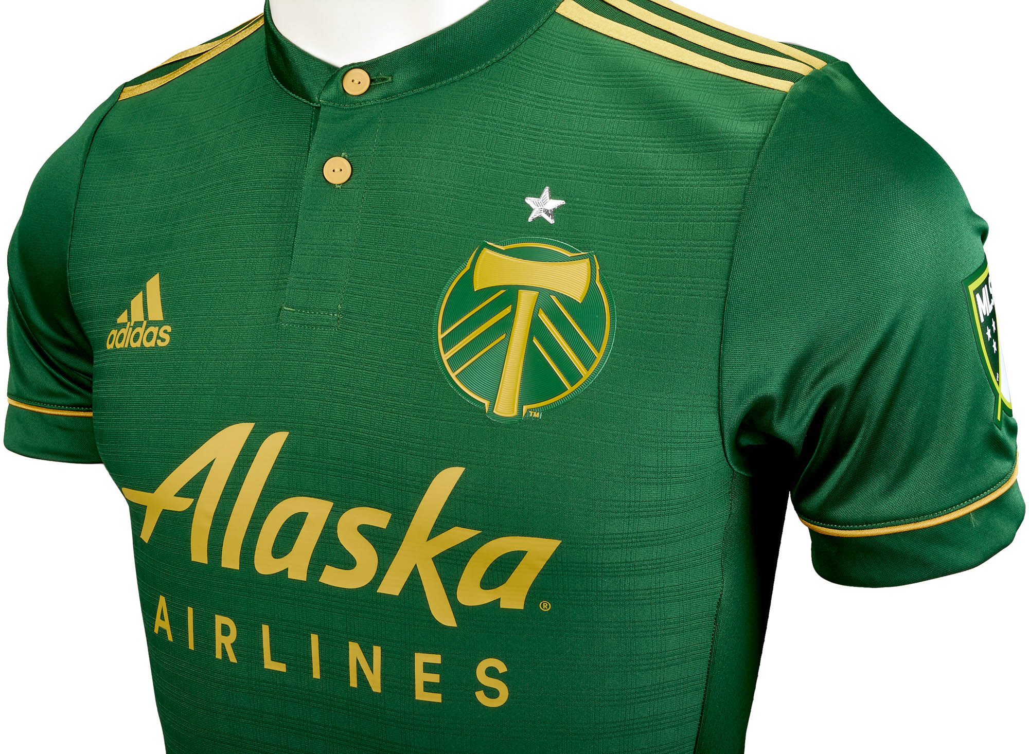 2017/18 adidas Portland Timbers Authentic Home Jersey 