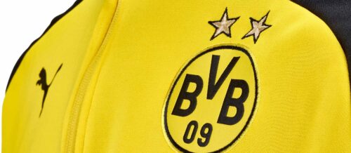 Puma Borussia Dortmund 1/4 Zip Training Top – Cyber Yellow/Black