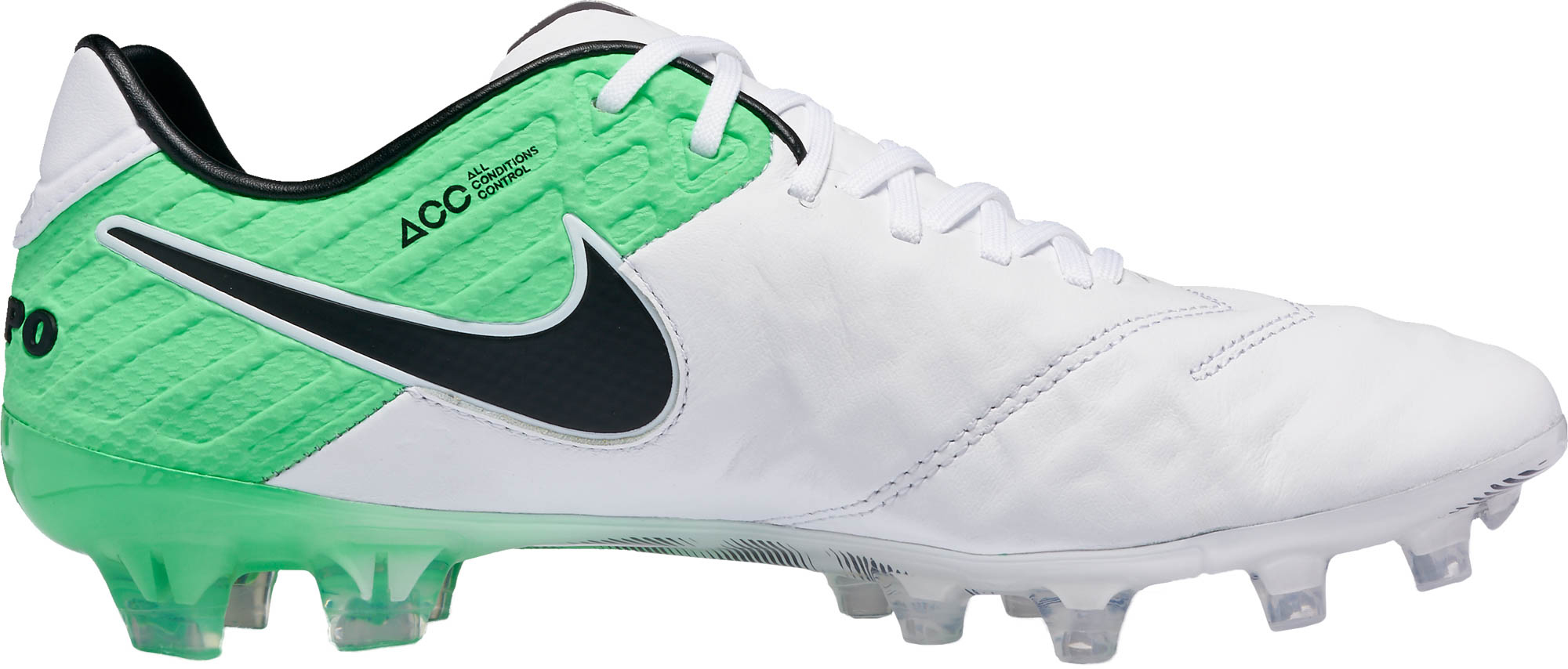Nike VI FG - White Green Tiempo Legends
